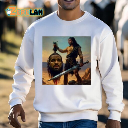 Kendrick Taking Drake’s Head Shirt