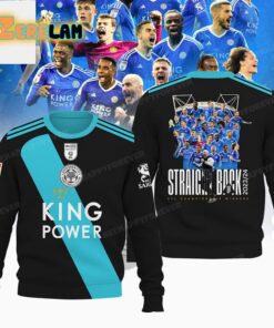 Leicester City Straight Back 23 24 Championship Winners Hoodie 2