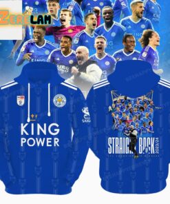 Leicester City Straight Back EFL 23 24 Championship Winners Hoodie 1