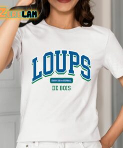 Loups Equipe De Basketball De Bois Shirt 2 1