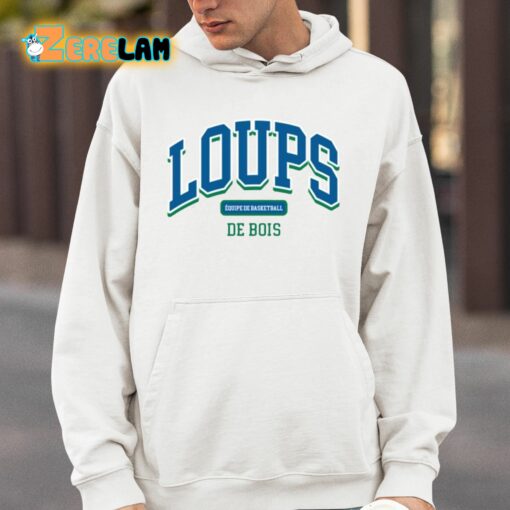 Loups Equipe De Basketball De Bois Shirt