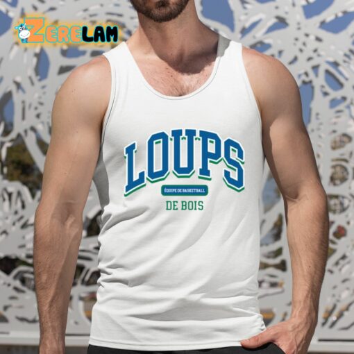 Loups Equipe De Basketball De Bois Shirt