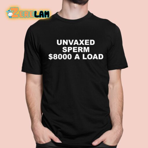 Luke Rudkowski Unvaxed Sperm 8000 Dollar A Load Shirt