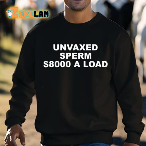 Luke Rudkowski Unvaxed Sperm 8000 Dollar A Load Shirt