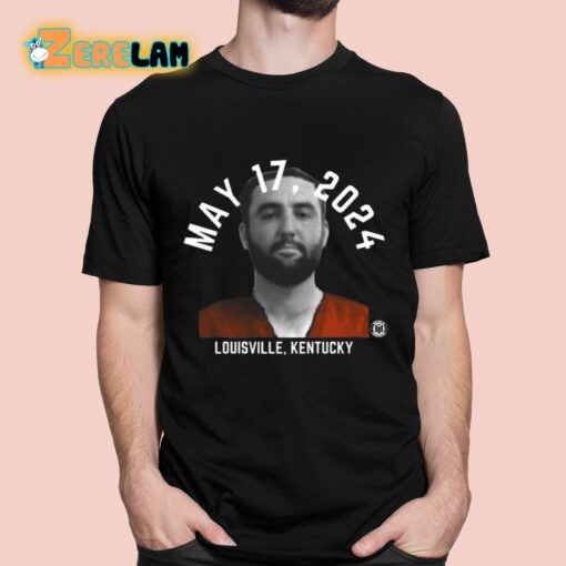 May 17 2024 Louisville Kentucky Scottie Scheffler Mugshot Shirt