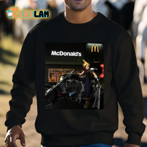 McDonald’s Final Fantasy Kai Cloud Strife Maccas Run Shirt