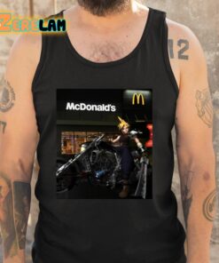 McDonalds Final Fantasy Kai Cloud Strife Maccas Run Shirt 5 1