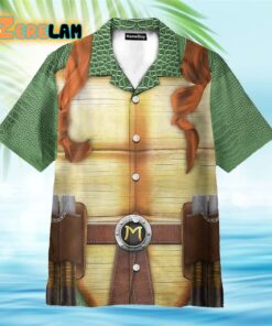 Michelangelo TMNT Mike Mikey Cosplay Costume Hawaiian Shirt