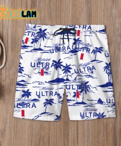 Michelob Ultra 2 Hawaiian Beach Pattern Short