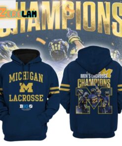 Michigan Men's Lacrosse Champions B1G Hoodie 1