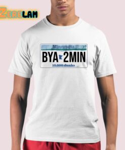 Minnesota Bya2min License Plate Shirt 21 1