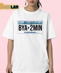 Minnesota Bya2min License Plate Shirt 23 1