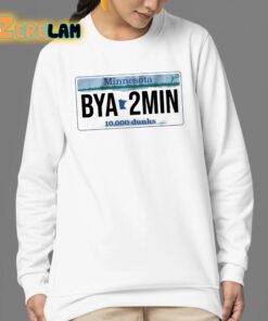 Minnesota Bya2min License Plate Shirt 24 1