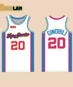 Missions Manu Ginobili White Flying Chanclas Basketball Jersey Giveaway 2024