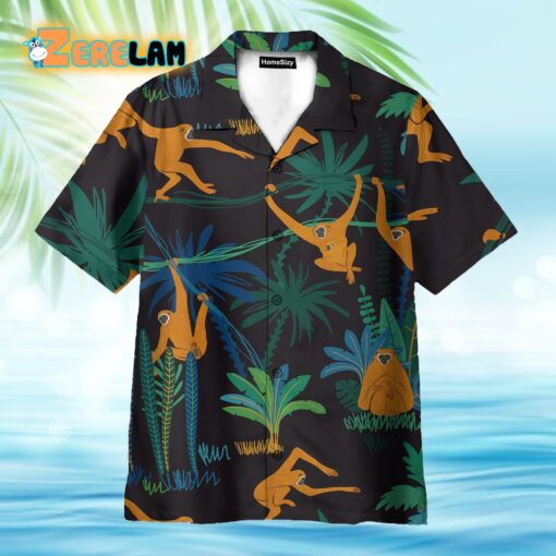 Monkey In The Jungle Hawaiian Shirt