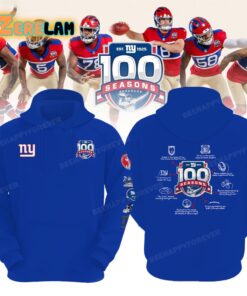 NY Giants 100th Season Hoodie 1