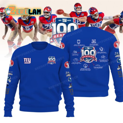 NY Giants 100th Season Hoodie