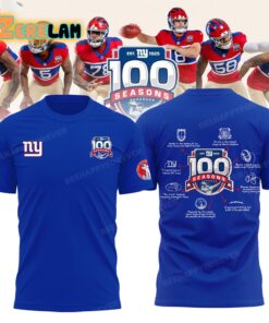 NY Giants 100th Season Hoodie 3