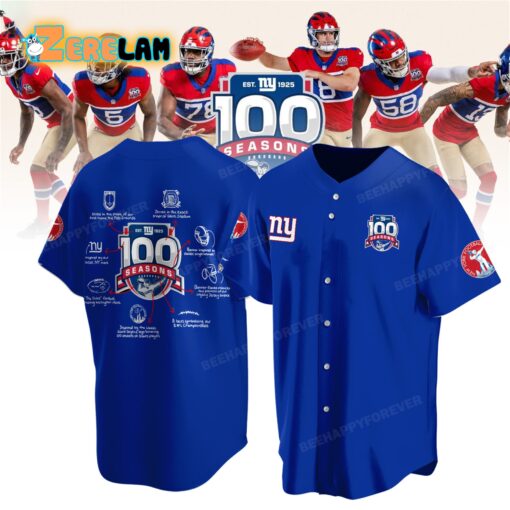 NY Giants 100th Season Jersey