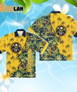 Nuggets Tropical Flower Hawaiian Shirt