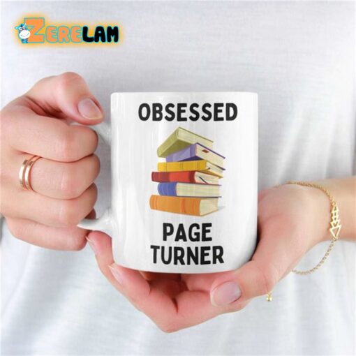 Obsessed Page Turner Mug Father Day