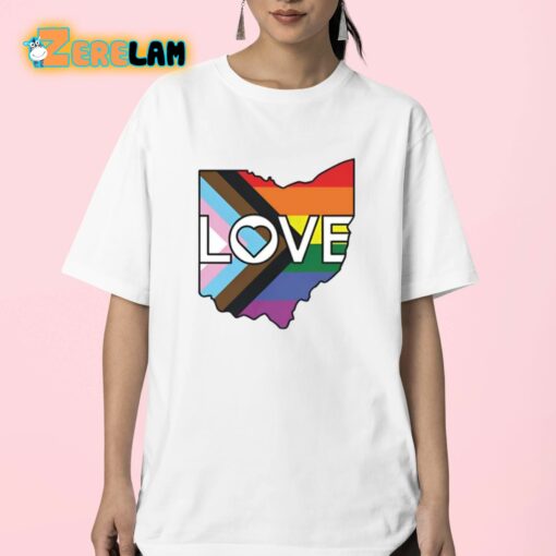 Ohio Love Progress Pride Shirt