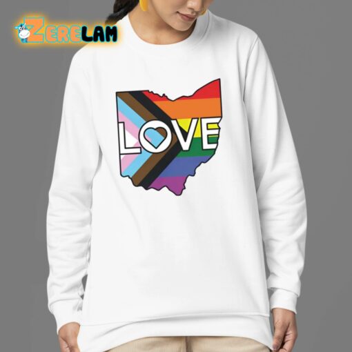 Ohio Love Progress Pride Shirt