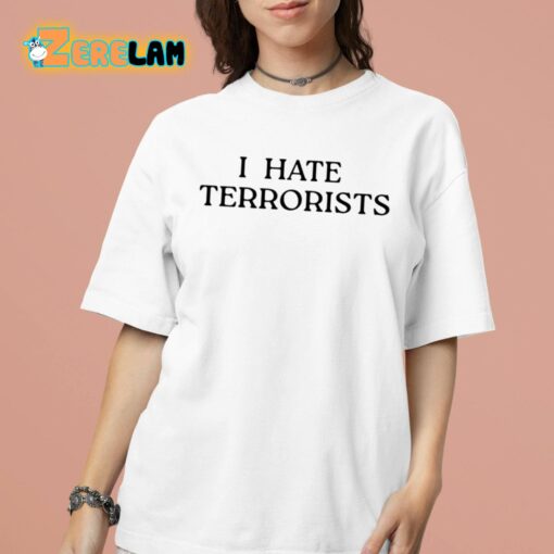 Old Row I Hate Terrorists Shirt