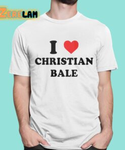 Olivia Rodrigo I Love Christian Bale Shirt