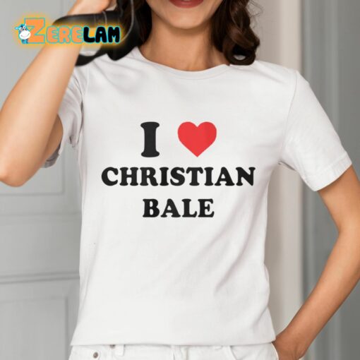 Olivia Rodrigo I Love Christian Bale Shirt