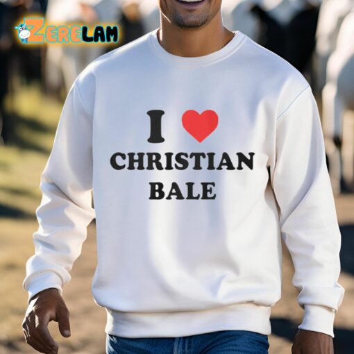 Olivia Rodrigo I Love Christian Bale Shirt