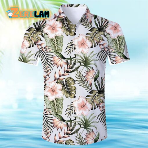 Palm Leaf Tropical Hawaiian Shirt