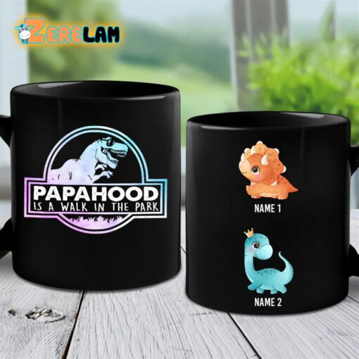 Papahood A Walk In The Park Mug Father Day