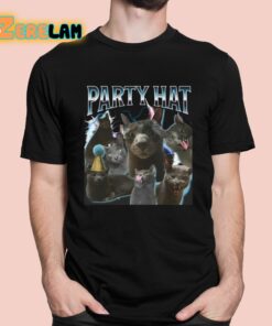 Party Hat Cat Shirt 1 1