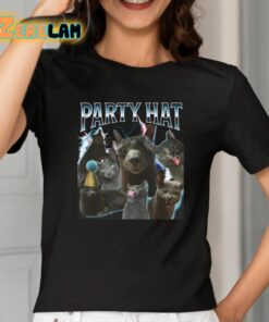 Party Hat Cat Shirt 2 1