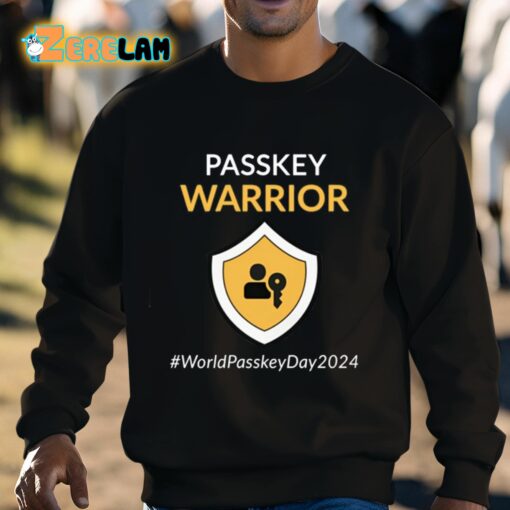 Paskey Warrior World Passkey Day 2024 Shirt