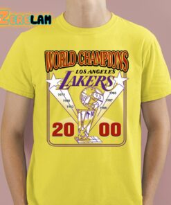 Pedro Pascal World Champions Lakers 2000 Shirt