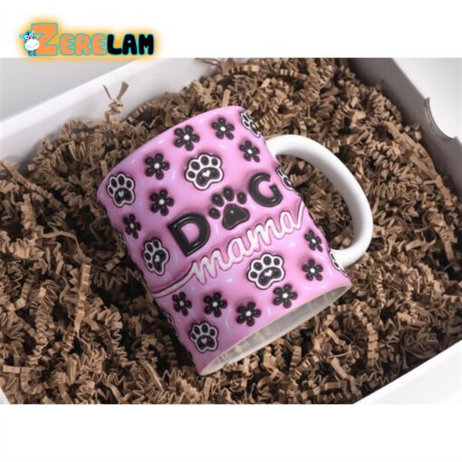 Pink Dog Lover Inflated Mug
