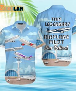 Plane This Legendary Airplane Pilot Has Retired Blue Hawaiian Shirt