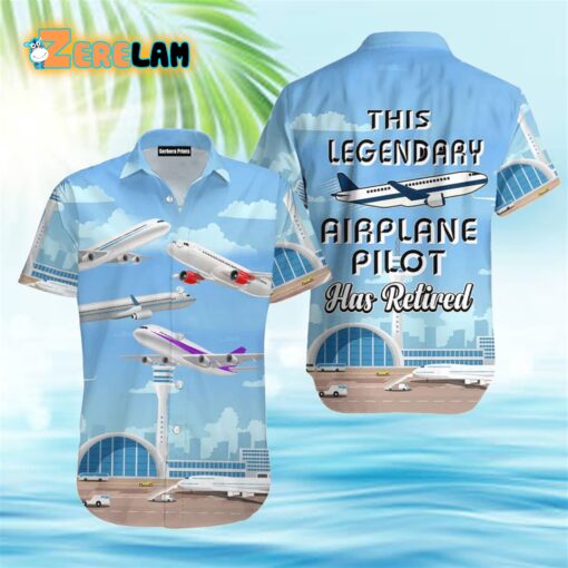 Plane This Legendary Airplane Pilot Has Retired Blue Hawaiian Shirt