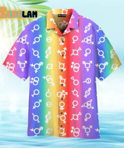 Pride Month Flag LGBT Rainbow Gender Hawaiian Shirt