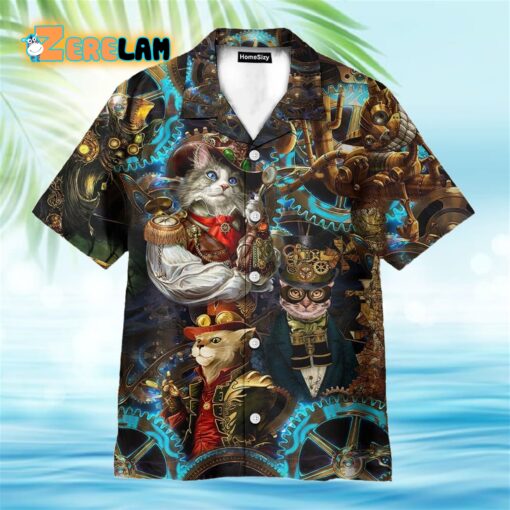 Private Cats Vintage Hawaiian Shirt