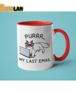 Purrr My last Email Mug Father Day