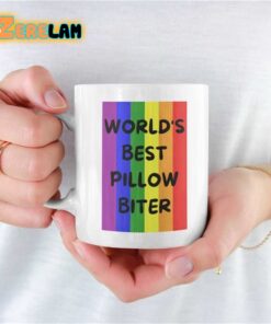 Rainbow World’s Best Pillow Biter Mug
