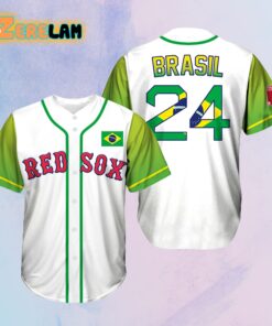 Red Sox Brazilian Community Celebration Jersey 2024 Giveaways