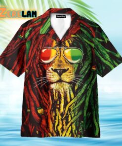Reggae Lion Hawaiian Shirt