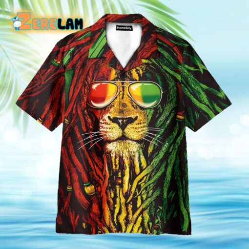 Reggae Lion Hawaiian Shirt