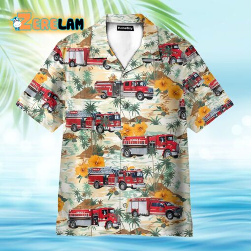 Rose Hill Kansas Butler County Fire District Station Hawaiian Shirt