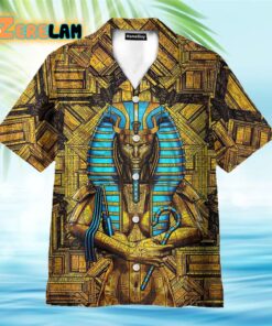Sacred Queen Pharaoh Egyptian Cosplay Costume Hawaiian Shirt