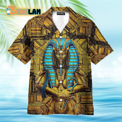 Sacred Queen Pharaoh Egyptian Cosplay Costume Hawaiian Shirt